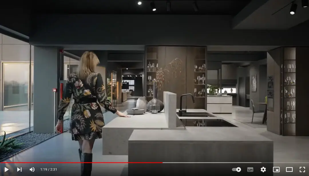 Le show-room Design Cuisines en Italie